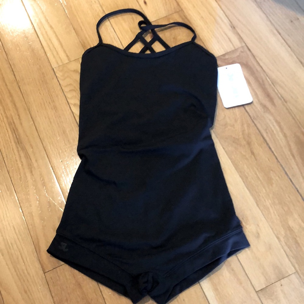 Jo+Jax One piece, w/brief, small, black leotard